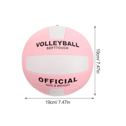 Inflatable Soft Volleyball Training Ball Standard Sports Ball for Indoor Outdoor Practice Accurate Control