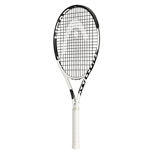 Head Metallix Attitude Pro White Tennis Racket - Pre-Strung Adult Tennis Racquet for Control and Maneuverability - size: 4-1/4