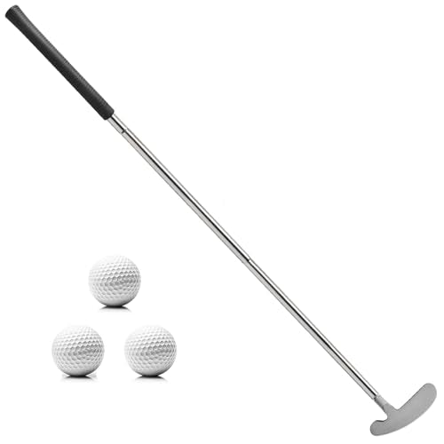 Golf Putter - 33" Two-Way Putter for Left/Right Hand, with Practice Balls, Golf Combo Set for Men's Women's Kids, Indoor Outdoor Use - color: 1PCS+3 BALL