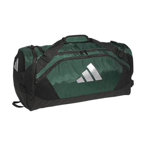adidas Team Issue Duffel Bag – Durable for Sports & Travel - color: Dark Green/2