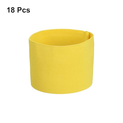 YOKIVE Captain Armbands, Elastic Armband Soccer Captain Arm Band - color: Light Yellow