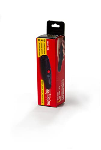 Tandem Sport 3 Tone Electronic Whistle - Loud Electric Whistle for Coaches - 3 Tone Handheld Whistle for Referees, Practices, Games - Multipurpose Coaching Whistle with Lanyard - Black