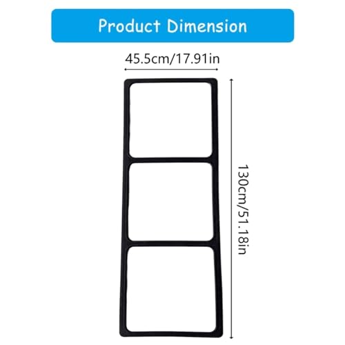 3 Rung Agility Ladder Built from Soft Silicone for Speed Training and Movement Exercises in Soccer Basketball Fitness