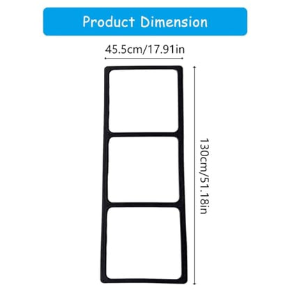 3 Rung Agility Ladder Built from Soft Silicone for Speed Training and Movement Exercises in Soccer Basketball Fitness
