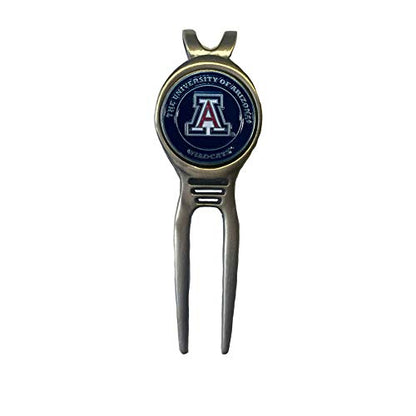 Divot Repair Tool Removable Magnetic Ball Marker-Best Divot Fixer - style: ARIZONA WILDCATS