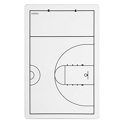 Dry Erase Basketball Clipboard for Coaches Double Sided Board, Sports Coaching (Large 14.5 x 9.5)