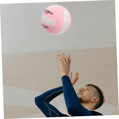 BESTonZON Inflatable Soft Volleyball PU Practice Training Ball for Indoor Outdoor Beach Stitched Entrance Examination Sports Ball with Enhanced Control and Accuracy