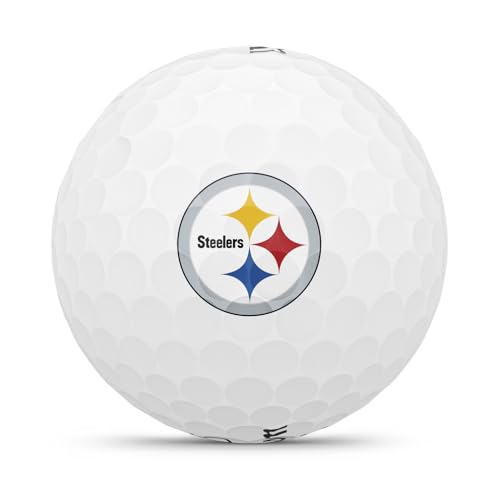 WILSON 2025 Duo Soft NFL Golf Ball - 12 Balls, White, Atlanta Falcons - color: Pittsburgh Steelers