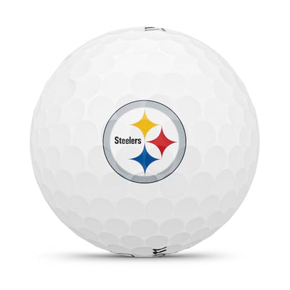 WILSON 2025 Duo Soft NFL Golf Ball - 12 Balls, White, Atlanta Falcons - color: Pittsburgh Steelers