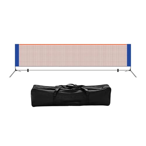 Pickleball Net Easy Install Portable Net System with Storage Bag Stable Steel Tube Lightweight PP Material Suitable for Parties Driveways Home Court - size: 4.2m