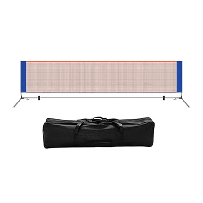 Pickleball Net Easy Install Portable Net System with Storage Bag Stable Steel Tube Lightweight PP Material Suitable for Parties Driveways Home Court - size: 4.2m