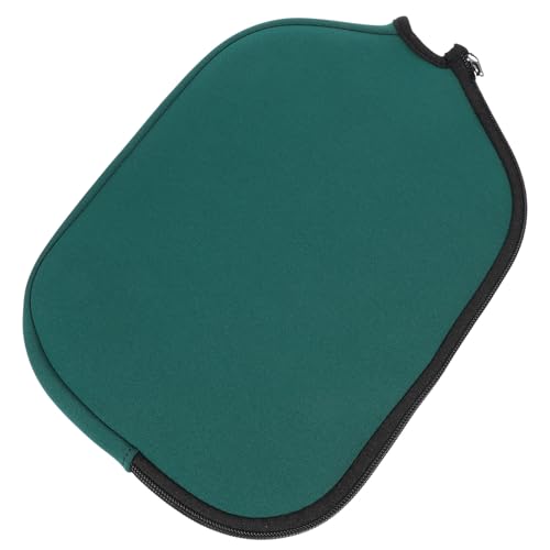 SHERCHPRY Pickleball Paddle Cover and Table Tennis Racket Case, Green Neoprene Protective Sleeve with Scratch and Drop Resistance, Portable Storage Bag for Outdoor Sports and Travel