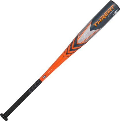 Rawlings | Threat Baseball Bat | USA | -12 Drop | 2 5/8" Barrel | 1 Pc. Composite - color: Orange / Grey, size: 31"