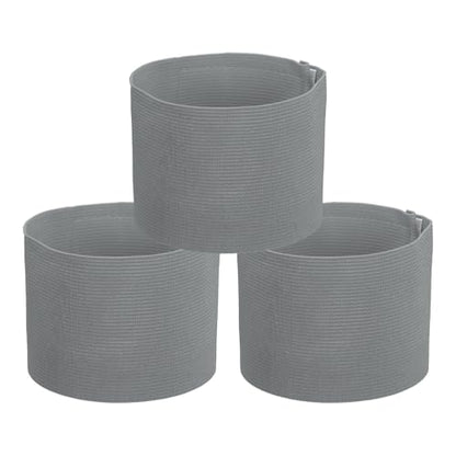 PATIKIL Soccer Captain Armband, Captain Arm Bands for Soccer Elastic Captain Arm Band Sports Captain Armbands - color: Dark Grey