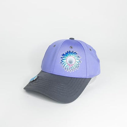 Ladies Adjustable Hats - Tee Holder with Tees & Bill Magnet with Ball Marker - 100% Custom Made - color: Velvet Hammer, style: Offset