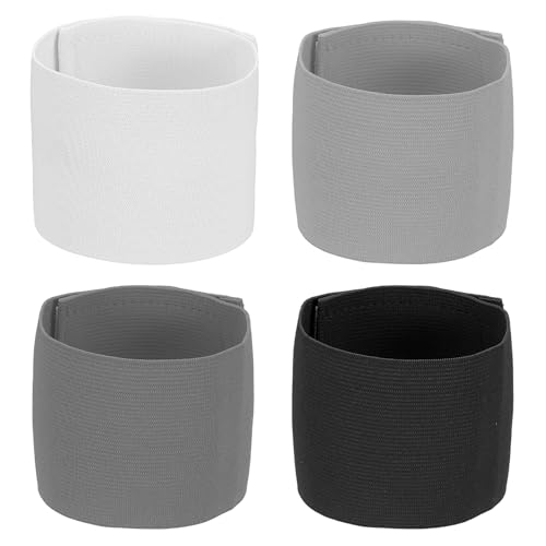 Soccer Captain Armband, Elastic Wrist Arm Bands Adjustable Player Team Leader Anti-Slip Badge Sports Accessories-Fit - color: Classic Color