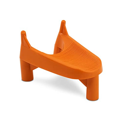 Cannon Sports Football Kicking Tee – 2-Inch Height, Heavy-Duty Orange Rubber Football Tee - Training & Game Day football kicking stand