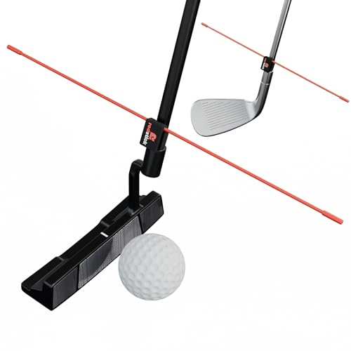 Shaft SNAP Magnetic Golf Alignment Stick Specially Designed for Steel Shafts - 10.24in Ultra-Light 0.37oz Training Aid for Putters, Irons and Wedges