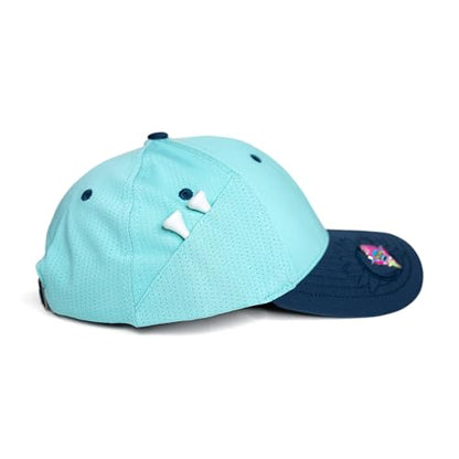 Ladies Adjustable Hats - Tee Holder with Tees & Bill Magnet with Ball Marker - 100% Custom Made - color: Lady Blue, style: Offset