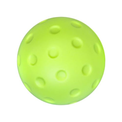 ljhnba Noise Reducing Soft Pickleballs Replacement Quiet PU Foam Pickleballs Balls Light Weight Training Balls Easy to Use Noise Reducing Soft Pickleballs - color: Emerald green