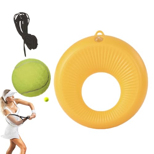 Tennis Rebounder Trainer, Solo Practice Tennis System, 7.87X8.26X2.36 inch Portable Ball Return Training Equipment, Adjustable Net Rebound Tool with Stable Frame Design, Tennisx Skill Training Device