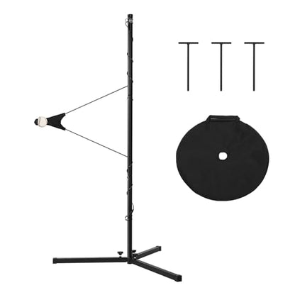 Baseball & Softball Swing Trainer, Portable Hitting Trainer System with Adjustable Height | Rotating Ball, Batting Practice Equipment for All Skill Levels