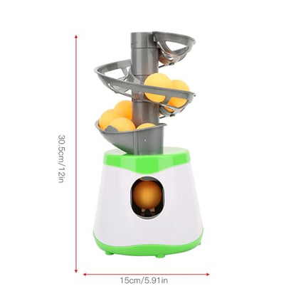 Table Tennis Robot, Portable Abs Automatic Machine Table Tennis Trainer Balls Launcher with 10 Training Balls Automatic Launcher