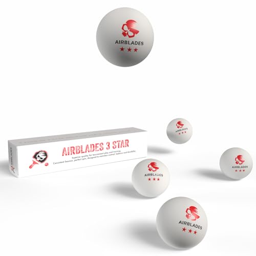 3 Star Ping Pong Balls | High Performance, Table Tennis Balls for Tournament Play & Training | Advanced ABS Plastic | Regulation Standard Ping Pong Balls - style: 5 Pack