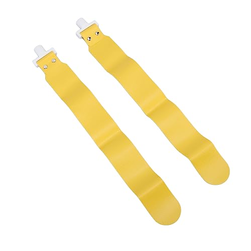 Alomejor Flag Football Team Set, Practical Adjustable Flag Football Set 5PCS Adjustable Durable for Playground (Yellow)