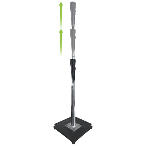 Champion Pro Series Adjustable Batting Tee – Durable, Easy Setup Hitting Trainer for Baseball & Softball - style: PRO Adjustable (23"-43")