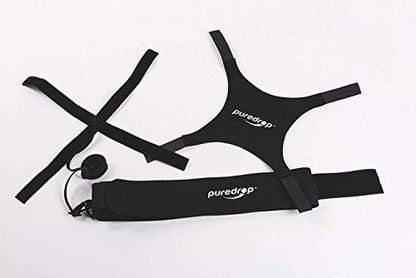Puredrop Volleyball Training Equipment Aid Great Trainer for Solo Practice of Serving Setting Spiking and arm Swings Returns The Ball After Every Swing Spike Train Pass Serve Coach