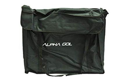 Alpha Goal - The Original All Aluminum Folding Goal with Carry Bag. Pro Grade Quick Folding Aluminum Folding Goal Bag inlcluded. Sizes 4'x2.5', 5'x3', 6'x4'. - color: Black, size: 6x4