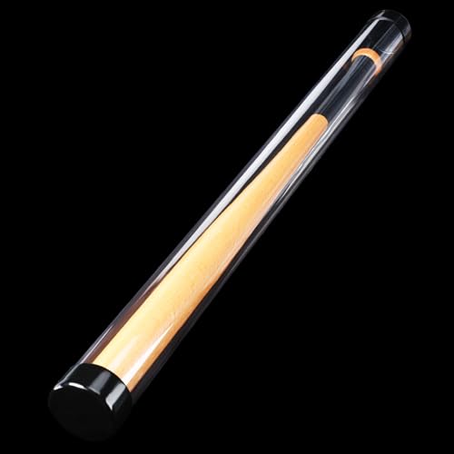 Pangda Baseball Bat Display Case 36 Inches Mahjong Mat Case Protected Plastic Baseball Bat Display Tube Box for Desk Wall(1 Set)