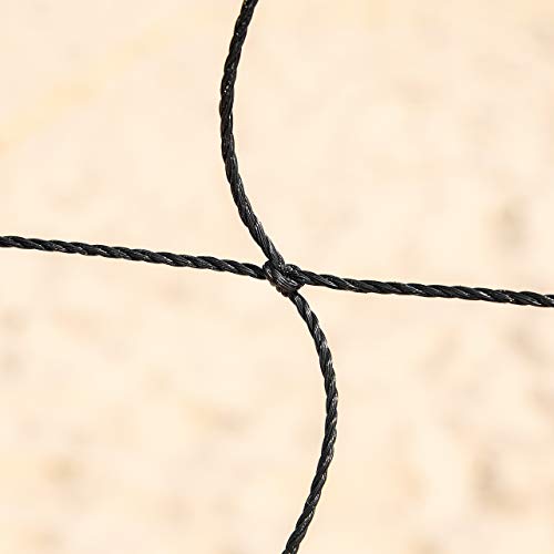 Vermont Portable Volleyball Sets [Beach or Standard] | Volleyball Training Equipment - Volleyball Posts, FIVB Nets, Guy Ropes & Carry Bag | Volleyball Net Outdoor - color: Pro Beach Set