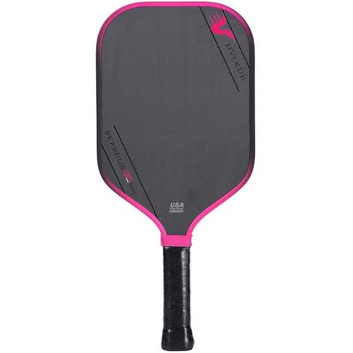 Pickleball Paddle,16mm Raw T700 Carbon Fiber Lightweight Pickle Ball Paddle,Durable & Beginner-Friendly Pickleball Racket,Adults & Youth Pickle Ball Equipment,Comfortable Grip,Multiple Colors - color: Box-Rose Red