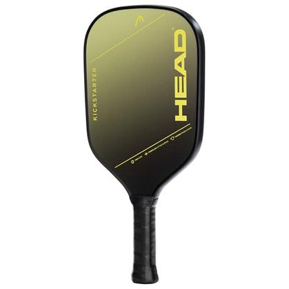 HEAD Kickstarter Pickleball Paddle - Beginner Friendly, Fiberglass Face, Elongated Shape, Green - color: Green