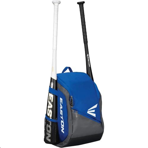 Easton | GAME READY Youth Backpack Equipment Bag | T-Ball / Rec / Travel | Baseball & Softball | Multiple Colors - color: Royal