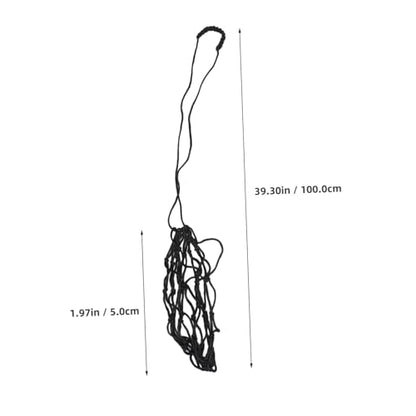 GALPADA Football Juggling Trainer Net Adjustable Soccer Training Equipment for Youth Black Football Kick Throw Practice Aid Easy Storage Portability