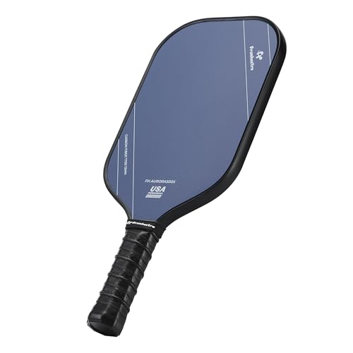 FH-500 T700 Pickleball Racket, 14MM Thick Two-Handed Offensive Pickleball Racket, Speed and Control - color: Dark Blue