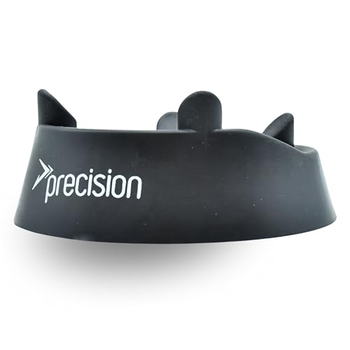 Precision Rugby Kicking Tee Durable Rubber, 4cm Height, Stable Platform for Accurate Kicks, Ideal for Club Pro Training and Matches, Black