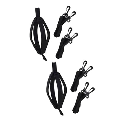 SUPVOX 2 Sets Volleyball Training Belt Volleyball Practice Equipment Vertical Jump Trainer Volleyball Exercise - color: Blackx2pcs, size: 87x1.3cmx2pcs
