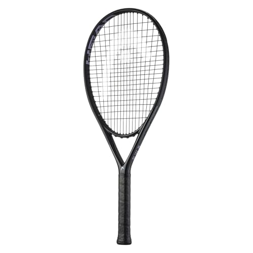 HEAD PWR 115 Tennis Racquet – Lightweight Oversized Frame for Beginner & Intermediate Players, Extended Length (27.7 in), Strung Mid Tension with Velocity 16G String, 4 1/4" Grip - size: 4 1/4