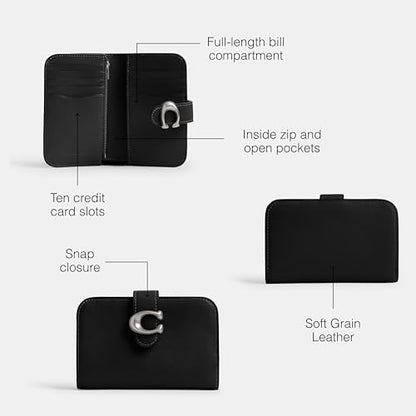 COACH Soft Grain Leather Tabby Wallet