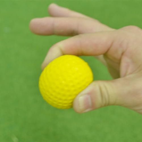 10Pcs Long Lasting Limited Flight Practice Golf Ball for Backyard Realistic Feel PU Practice Foams Flight Training - color: Green