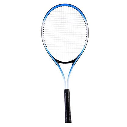 27-inch Beginner Tennis Racque for Adult - Light Adult Singl Racquet Set for Women Men with Carry Bag - color: Blue