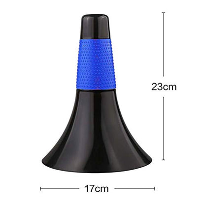 Pack of 3pcs Marker Cones Barrier Sports Fitness Football Basketball Speed Agility Grab Training - color: Blue