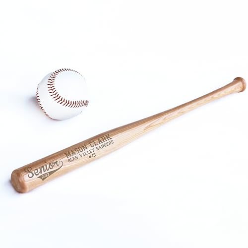 Personalized Mini Bat 18″, Custom Mini Baseball Bat, Personalized Coach Gift, Team Gift, Tee Ball, Baseball Team Coach Gift, Little League Gift, Softball Team Coach Gift - style: Senior Script