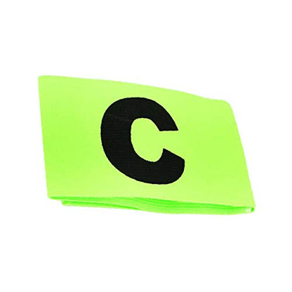 COMOK Football Soccer Elastic Captain Armband Basketball Adjustable Player Bands for Kids and Youth, 5 Pack - color: Yellowgreen
