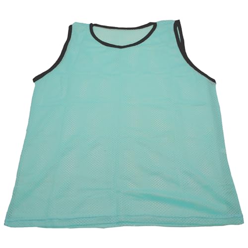 BlueDot Trading Adult & Youth Scrimmage Training Vests for Soccer, Basketball & More – Available in 1, 6, 12, 24 Packs - color: Sky Blue, style: Youth 6 Pack