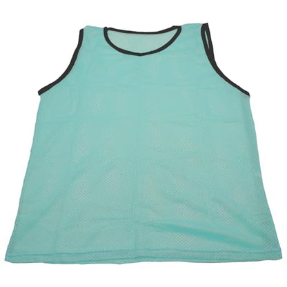 BlueDot Trading Adult & Youth Scrimmage Training Vests for Soccer, Basketball & More – Available in 1, 6, 12, 24 Packs - color: Sky Blue, style: Youth 6 Pack